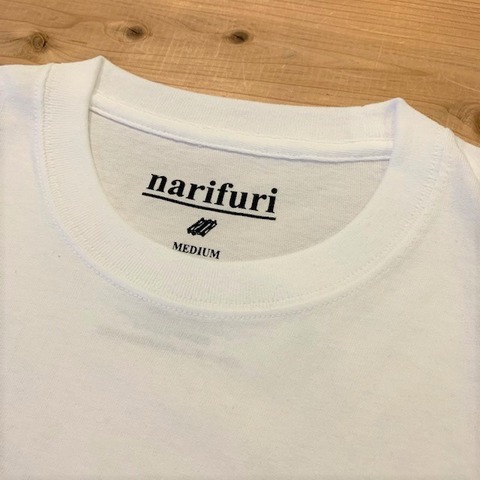 【narifuri】スーベニアポケットTシャツ2P/リフレクタープリント