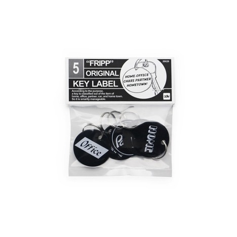 【CANDY DESIGN＆WORKS】Fripp Original Key Label“Black”