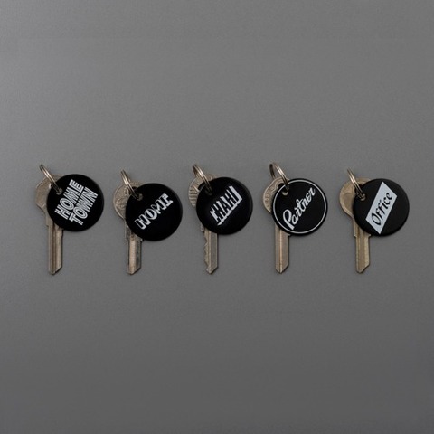 【CANDY DESIGN＆WORKS】Fripp Original Key Label“Black”