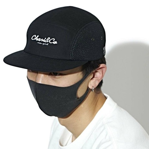 【CHARI＆CO】STITCH MESH 5 PANEL CAP 