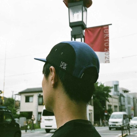 【CHARI＆CO】STITCH MESH 5 PANEL CAP 