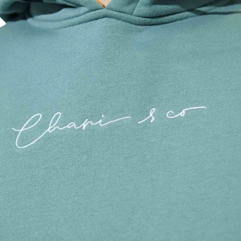 【CHARI＆CO】SCRIPT HOODIE SWEATS