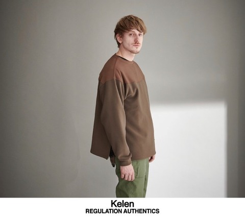 【Kelen】SIDE ZIP BI COLOR TOP TAURUS