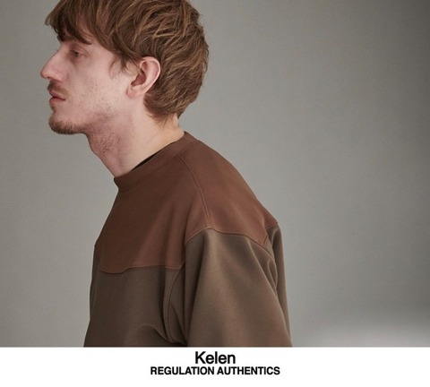 【Kelen】SIDE ZIP BI COLOR TOP TAURUS