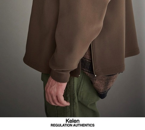 【Kelen】SIDE ZIP BI COLOR TOP TAURUS