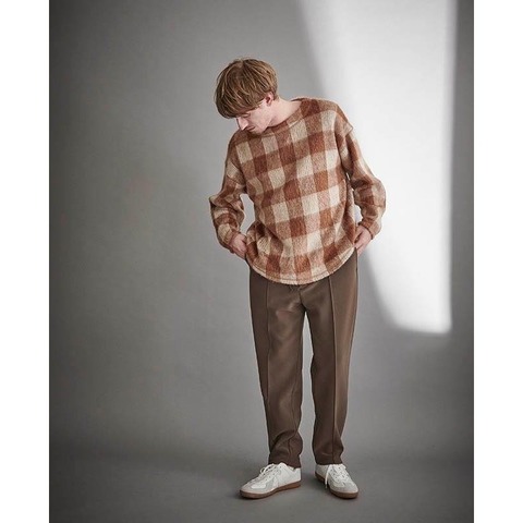 【Kelen】SIDE ZIP PIN TUCK PANTS SCOUT