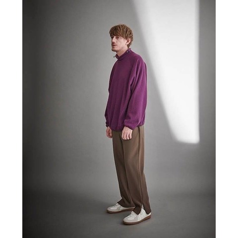 【Kelen】SIDE ZIP PIN TUCK PANTS SCOUT