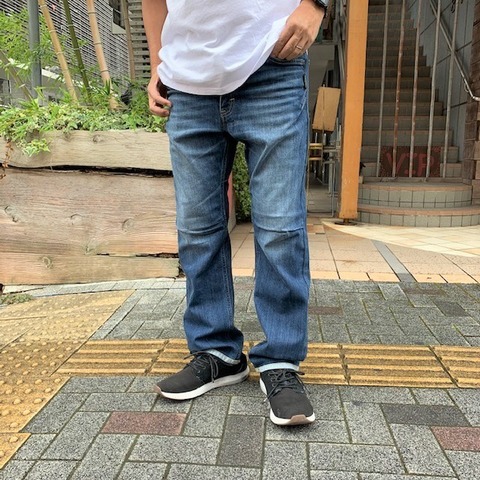 【narifuri】× Lee ストレッチ101Z　サイクルデニムパンツ