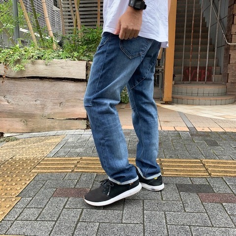 【narifuri】× Lee ストレッチ101Z　サイクルデニムパンツ