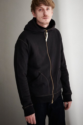 【Kelen】COTTON SHEEP BACK ZIP UP HOODIE ”LUCILLE”