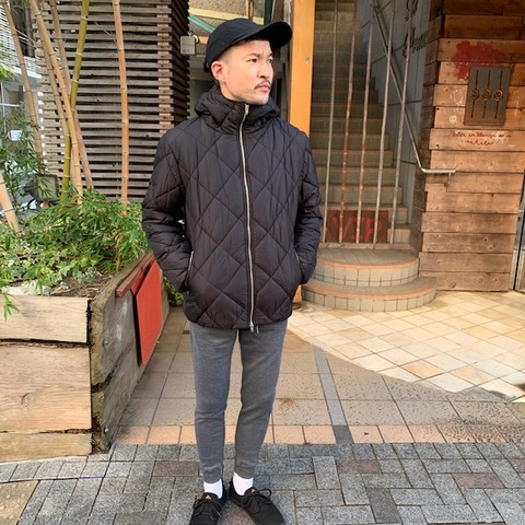 【LiSS】Quilting  hooded blouson