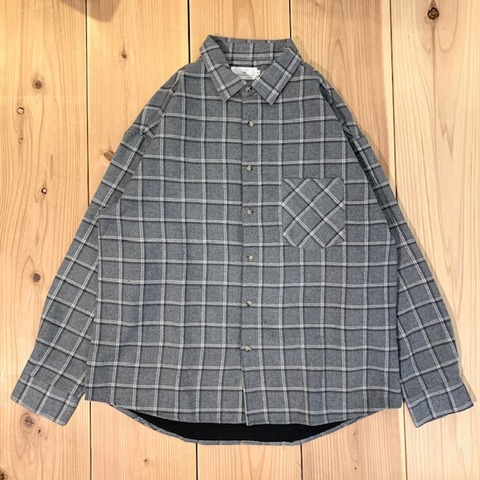 【LiSS】CHECK BRUSHED SHIRTS