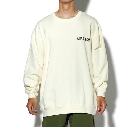 【CHARI＆COxHANAI YUSUKE】MECHANIC SPACE CREWNECK SWEATS