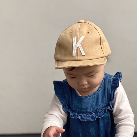 【Little Grin Buddy】Baby Sim Logo Cap