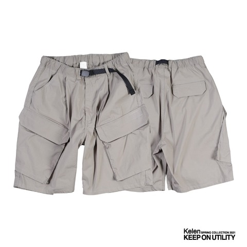 【Kelen】R.N WIDE CARGO SHORTS”NORMAN”