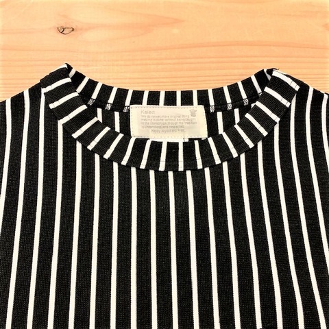 【Kelen】HEM SWITCH STRIPE TOP ”DEWAR”