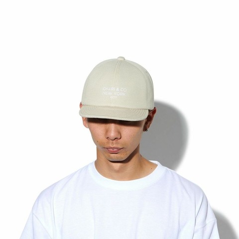 【CHARI＆CO】KANOKO GOTHAM LOGO SHORT BRIM 6 PANEL CAP