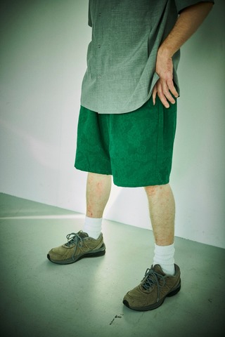 【Kelen】JAQUARD 2TUCK SHORTS ”ADAMIAN”