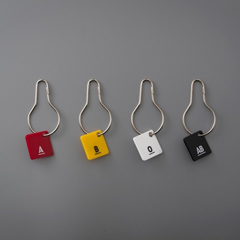 【CANDY DESIGN＆WORKS】Blood Type Key Plate II