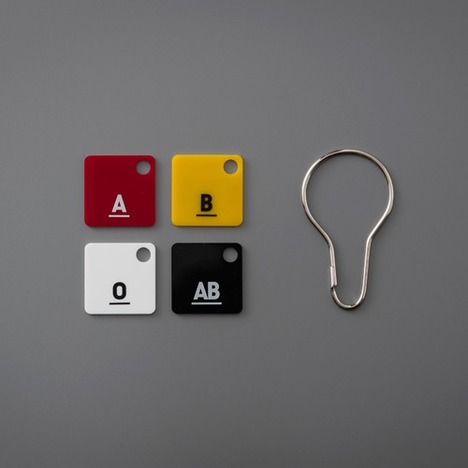 【CANDY DESIGN＆WORKS】Blood Type Key Plate II