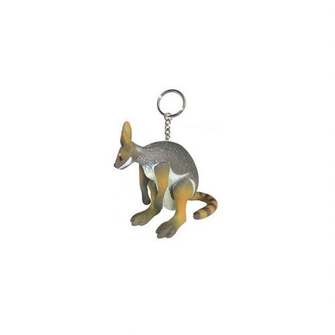 【Science and Nature】Animal Keyring “Yellow Footed Rock Wallaby”