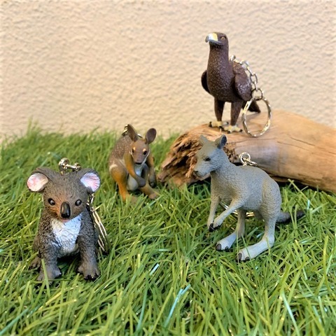 【Science and Nature】Animal Keyring “Yellow Footed Rock Wallaby”