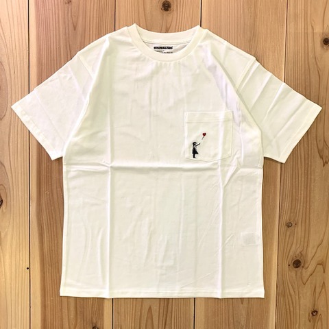 【BRANDALISED】BALLOON GIRL POCKET TEE