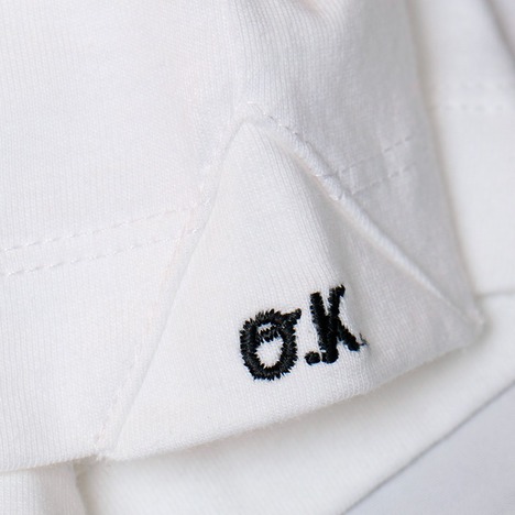【O.K.】mini “Oldランタン” 手刺繍 S/S TEE