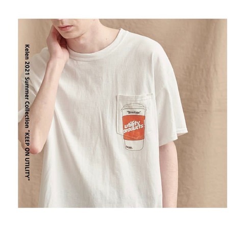 【Kelen】S/S POCKET TEE ”SLEEVE”