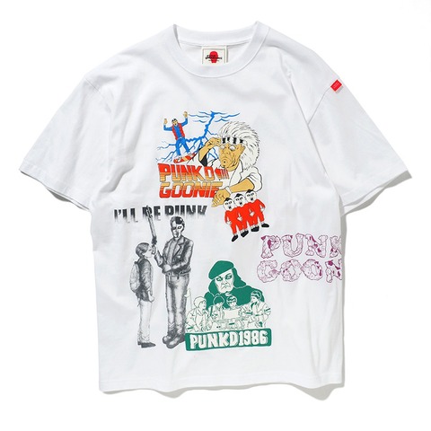 【PUNK DRUNKERS】xHEADGOONIE マルチプリントTEE