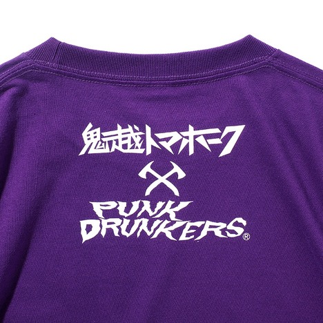 【PUNK DRUNKERS】x鬼越トマホーク 鬼越トマホーク刺繍TEE