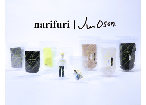 【narifuri】×OSON 高機能Tシャツ(ガイコツ)