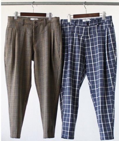 【LiSS】STRETCH TAPERED CROPPED PANTS