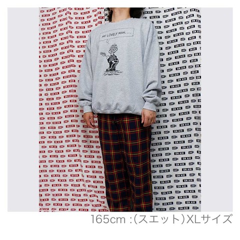 【O.K.】“MY LOVELY MAN” C/N SWEAT