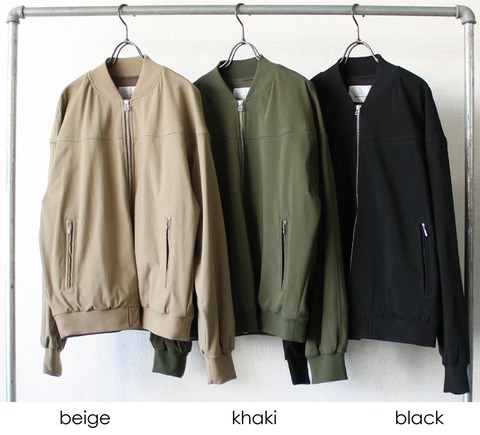 【LiSS】JERSEY BOMBER JACKET