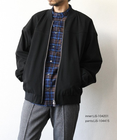 【LiSS】JERSEY BOMBER JACKET