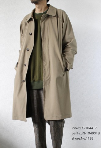 【LiSS】JERSEY RAGLAN COAT