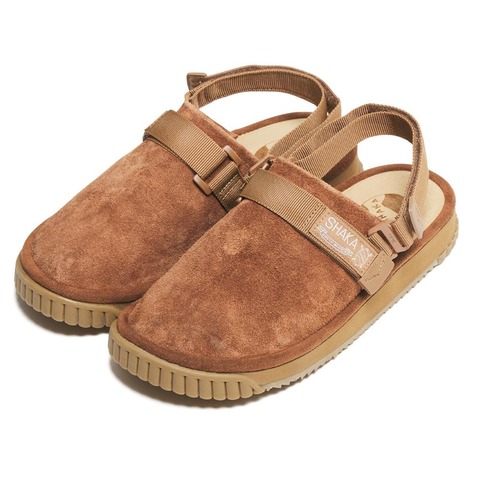 【SHAKA】SNUG CLOG SUEDE / BROWN