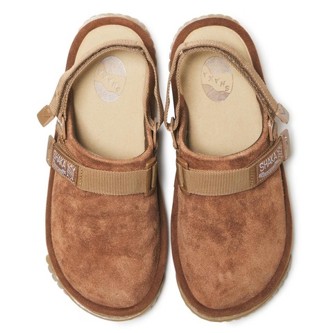 【SHAKA】SNUG CLOG SUEDE / BROWN