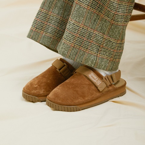 【SHAKA】SNUG CLOG SUEDE / BROWN