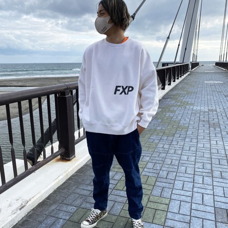 【FLASH PACKER】XRSW-FXP クルーネックスウェット