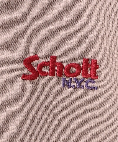 【SCHOTT】EMB. HOODED SWEAT LOGO