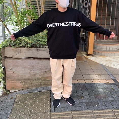 【OVER THE STRIPES×NO TARGET】OTS LOGO SWEAT