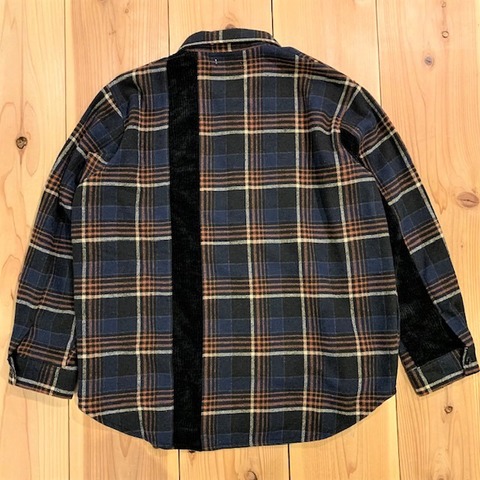 【LiSS】CHECK SWITCHING SHIRT BLOUSON