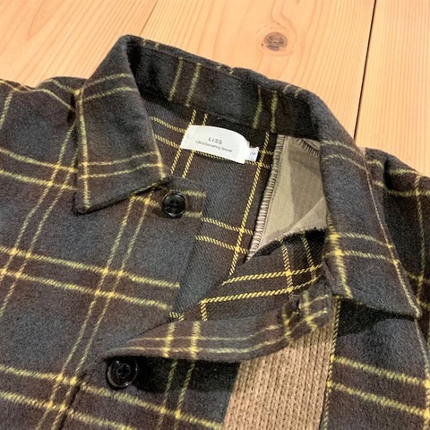 【LiSS】CHECK SWITCHING SHIRT BLOUSON