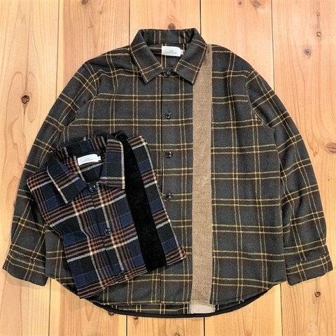 【LiSS】CHECK SWITCHING SHIRT BLOUSON