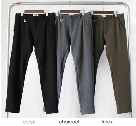 【LiSS】Brushed back tapered pants