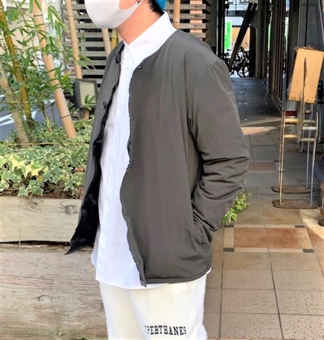 【LiSS】NO COLLAR BATTING BLOUSON