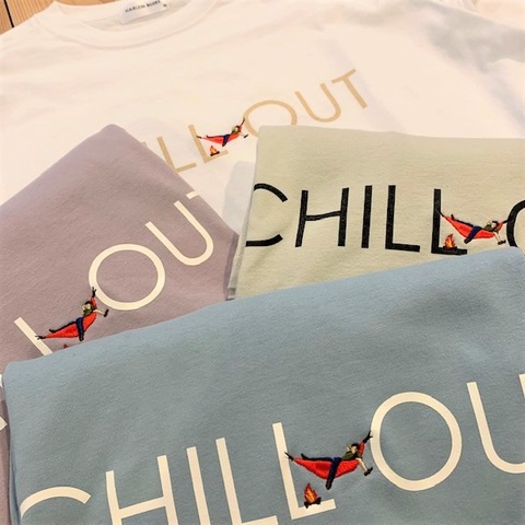 【HARLEM BLUES】CHILLOUT L/S WIDE TEE -CAMP-