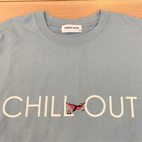 【HARLEM BLUES】CHILLOUT L/S WIDE TEE -CAMP-